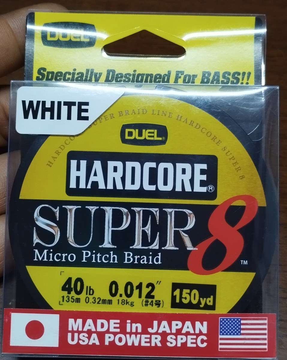 35.​ สายPE.​ DUEL​ Hardcore​ SUPER​ ถัก​8​ ขนาด​ 40LB