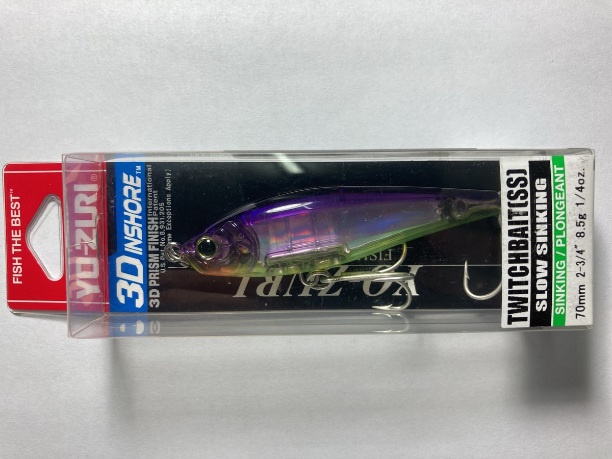 +++ เหยื่อ Yo-Zuri 3D Inshore Twitchbait สี Violet ของใหม่ +++