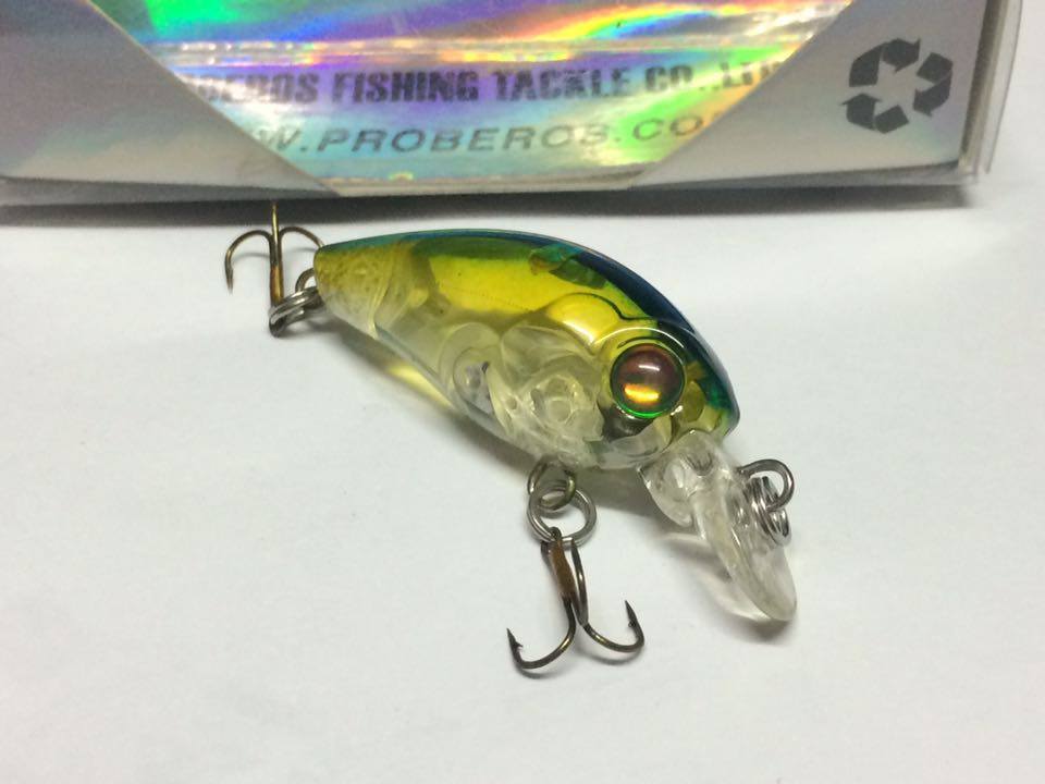 Minnow 3D ขนาด 3.5cm งานกระสูบ,กระพง (ติดกล่องไว้ได้เลยค่ะ)