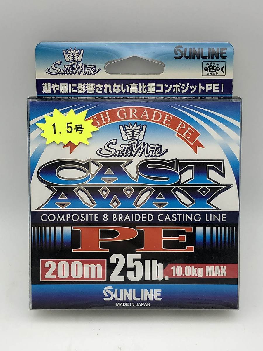 SUNLINE CASTAWAY 25LB #PE1.5 , 200m