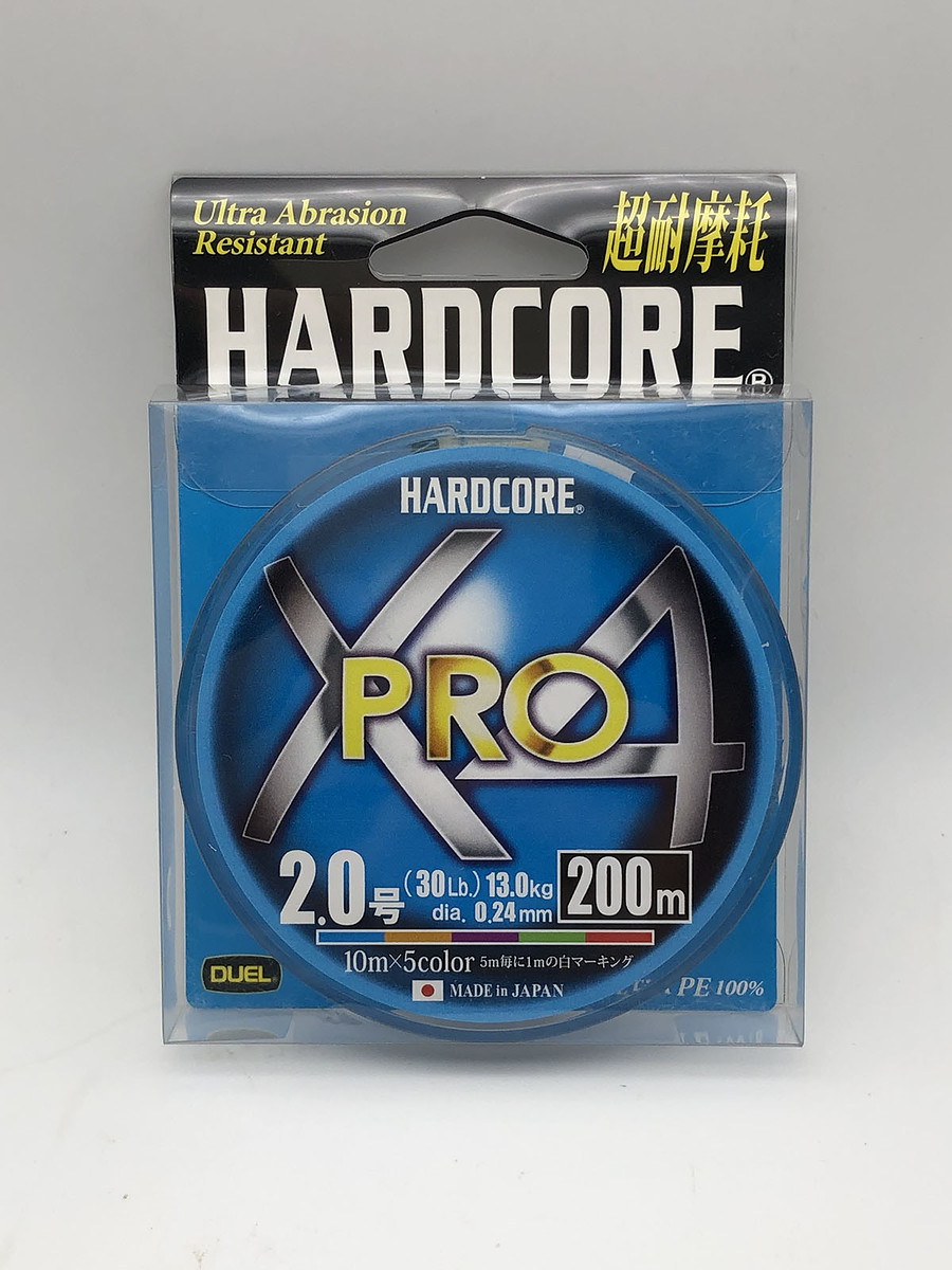 DUEL HARDCORE X4 PRO 30LB #PE2 , 200m