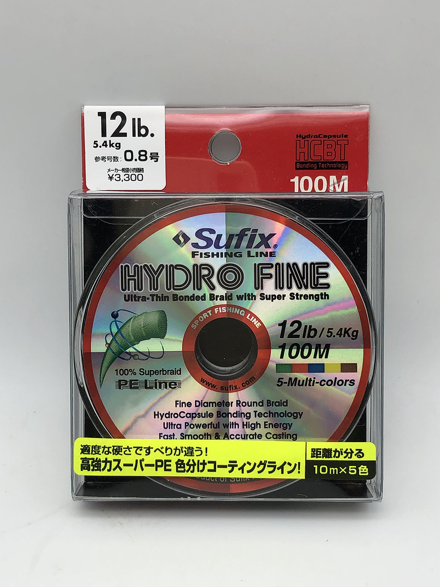 สาย PE Sufix HYDRO FINE 12lb , #PE0.8 