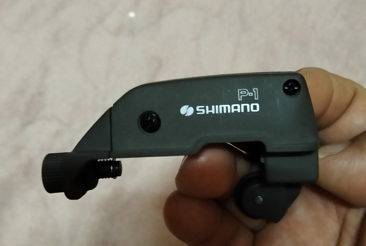 Shimano P-01ใช้ตอนเรียงสายเข้ารอกไฟฟ้าแน่ดีขึ้น