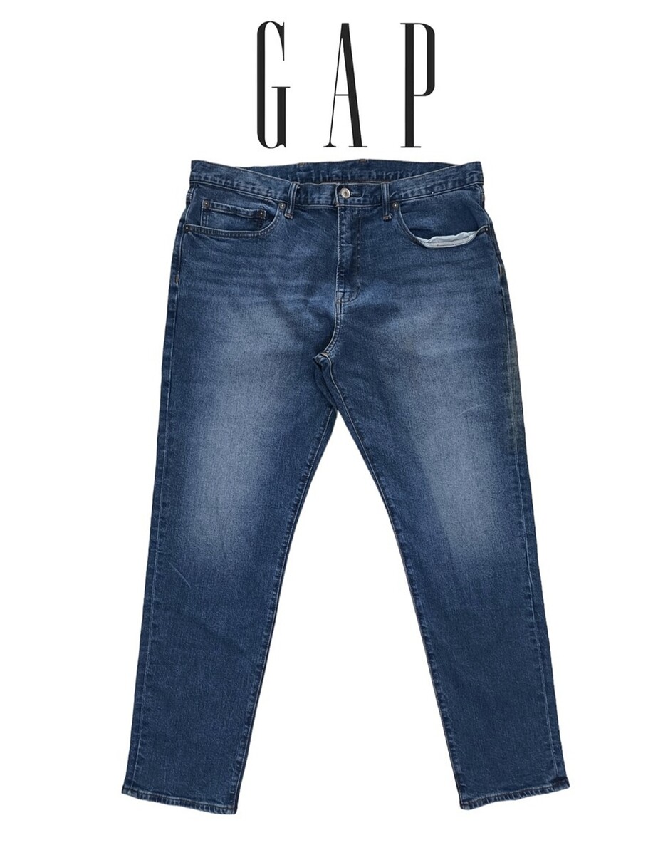 Gap jeans สี Blue jeans slim เอว40