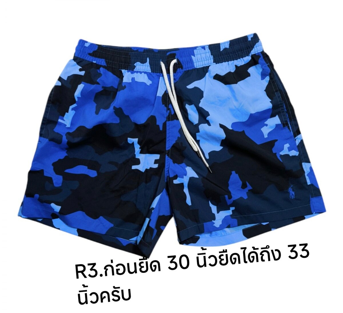 polo ralph lauren กางเกงขาสั้นแท้ ลายทหารผ้าแห้งเร็ว