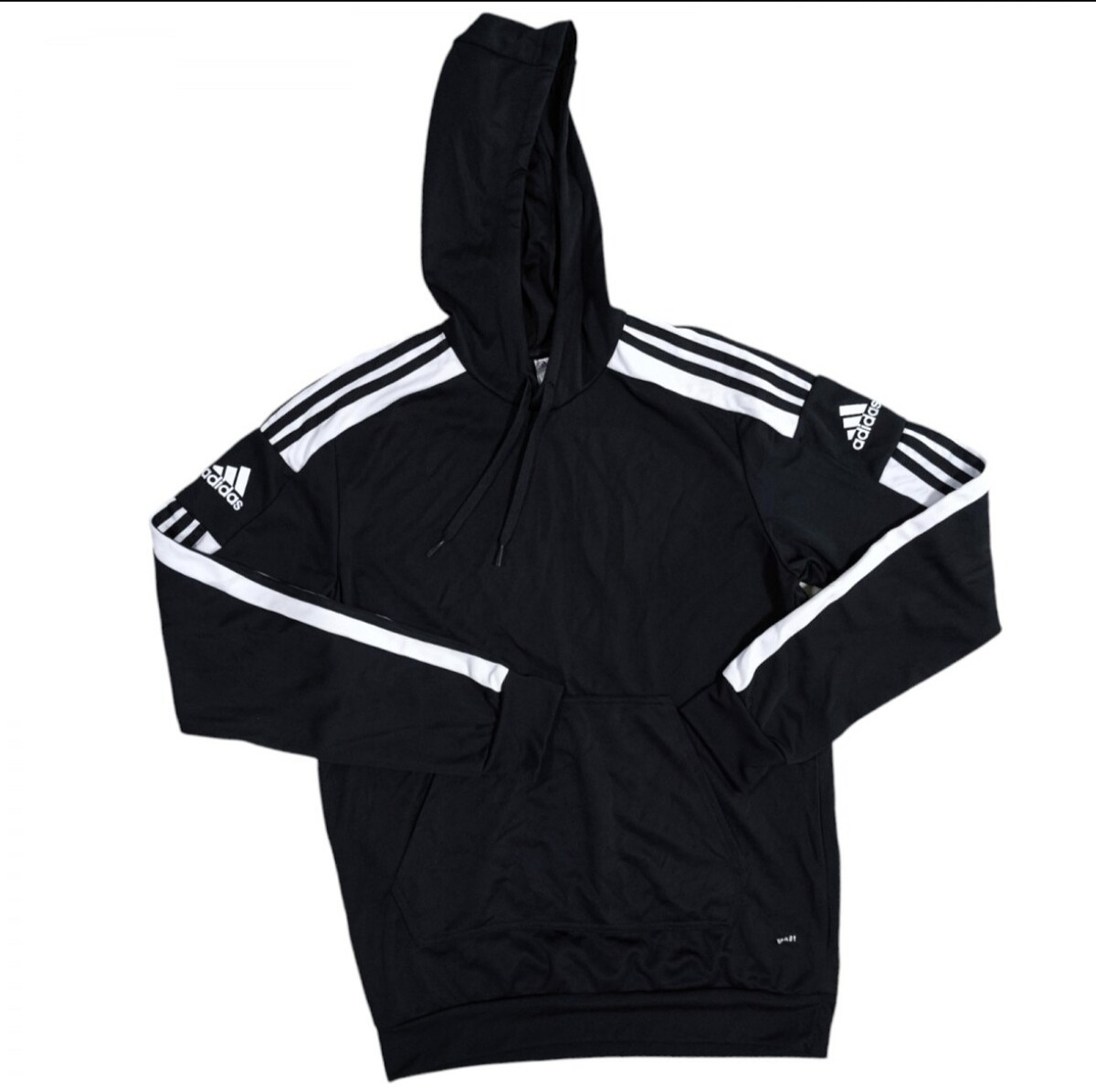 เสื้อวอร์ม adidas สีดำมีฮู้ดของแท้ อก42นิ้ว 