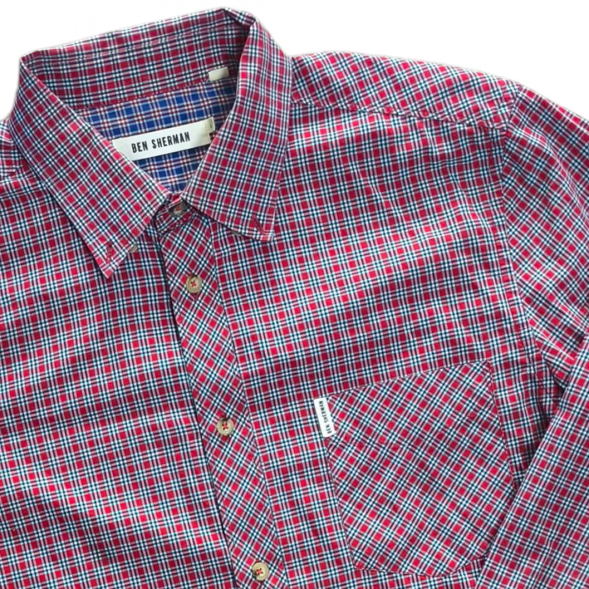 BEN SHERMAN เชิ้ตแขนยาว อก44นิ้ว 