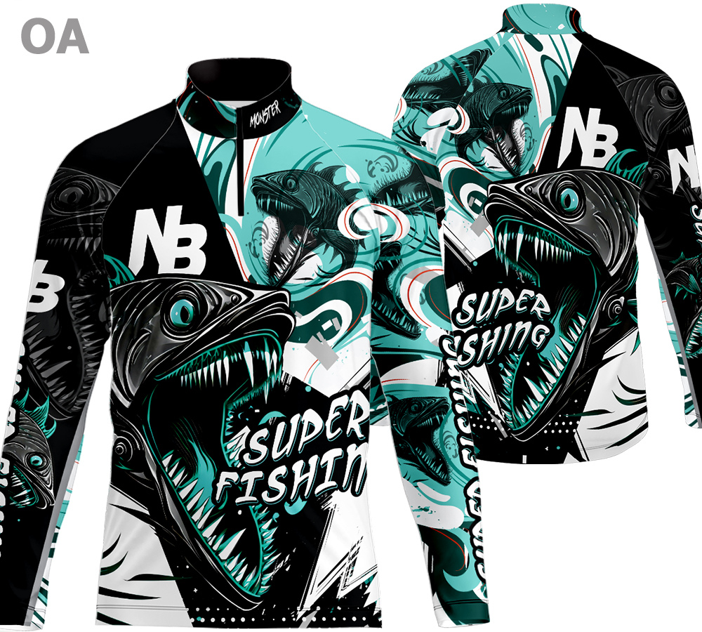 เสื้อตกปลา Super Fishign ป้องกันแสง UV ไซส์ XL (เปลี่ยนขนาดโซส์ได้)