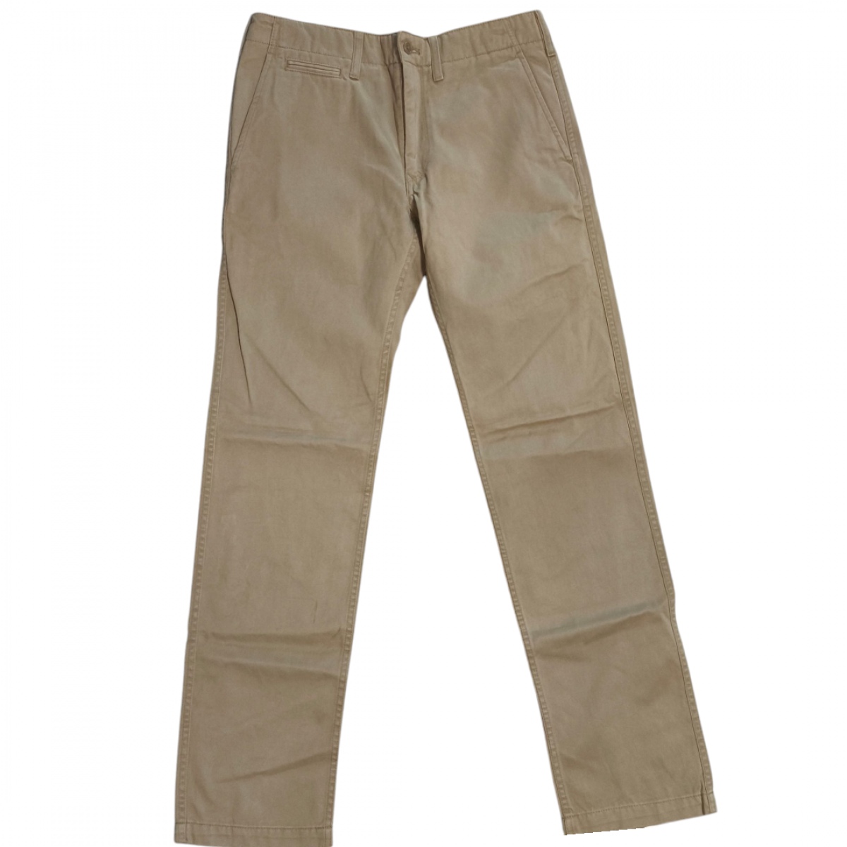 muji chino สีแทน ทรงสวยมาก วัดจริง เอว32นิ้ว ยาว41.5นิ้ว ปลายขา7.5นิ้ว