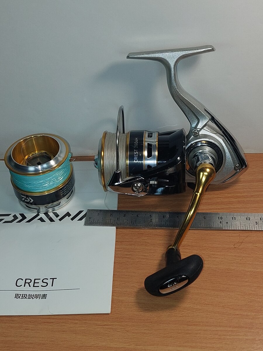   Dum fishing   #  7    ***  DAIWA   CREST  2506  H   +  SPARE SPOOL     ***