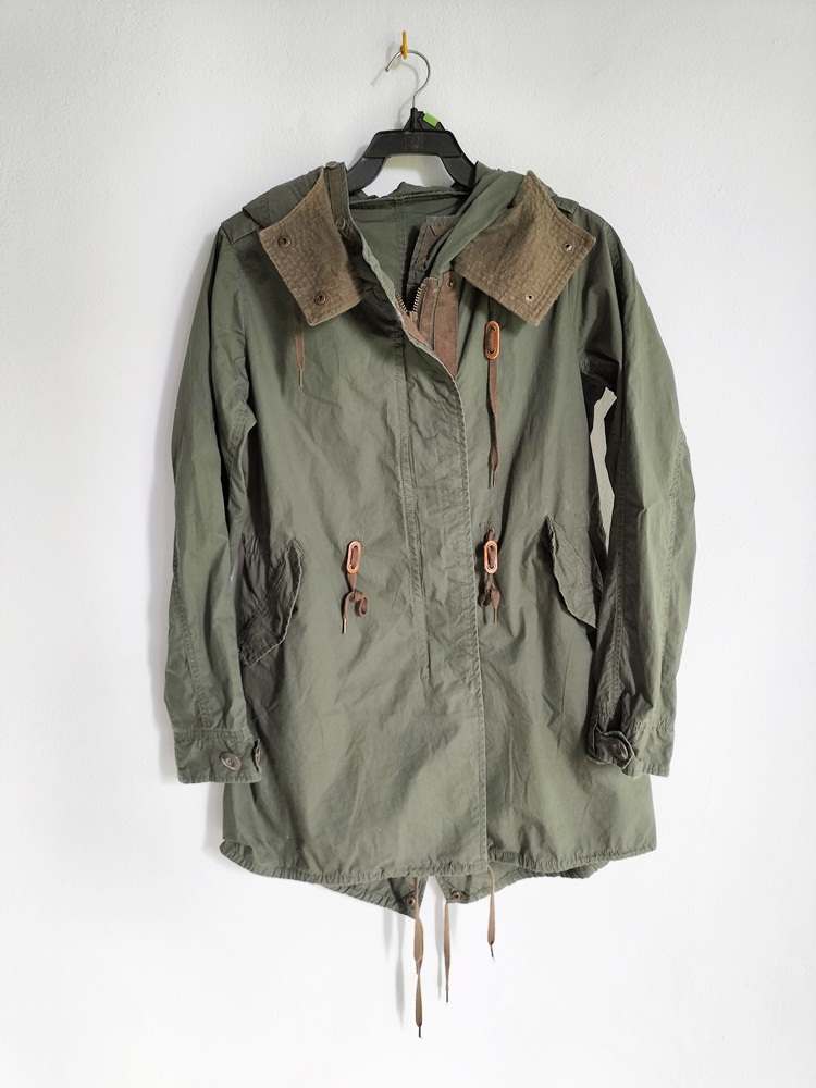 ++ MILITARY JACKET แนวทหาร สีเขียว รอบอก 39 นิ้ว 
