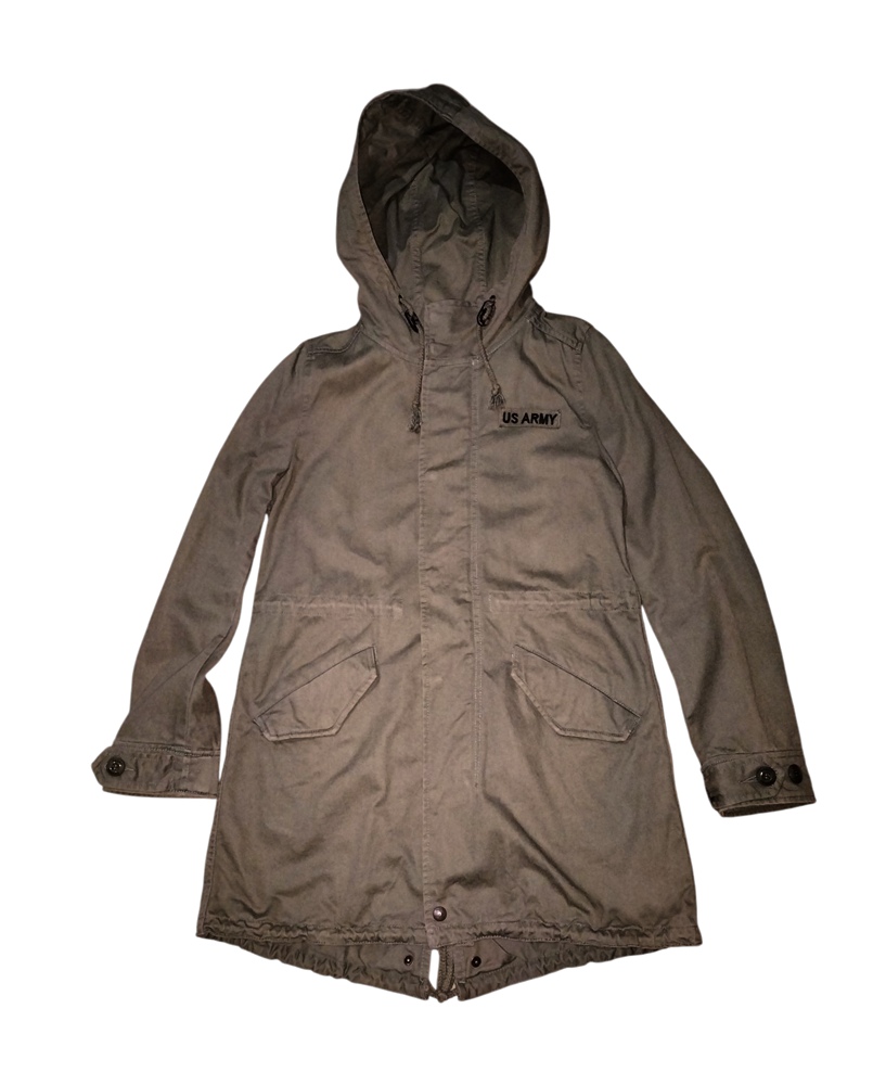 ++ MILITARY JACKET แนวทหาร สีเขียว รอบอก 39 นิ้ว