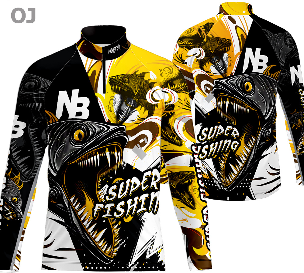 เสื้อตกปลา Super Fishign ป้องกันแสง UV ไซส์ L (เปลี่ยนขนาดโซส์ได้)