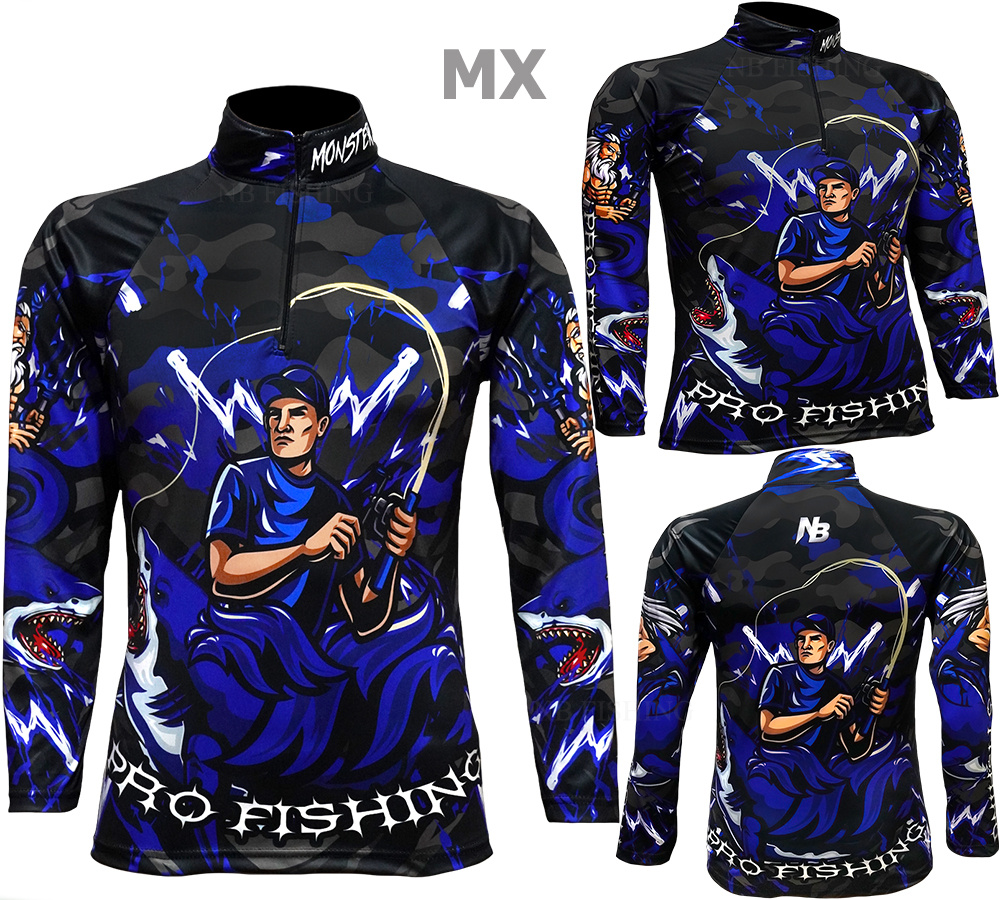 เสื้อตกปลา ป้องกันแสง UV - ไซส์ XL (เปลี่ยนขนาดโซส์ได้)