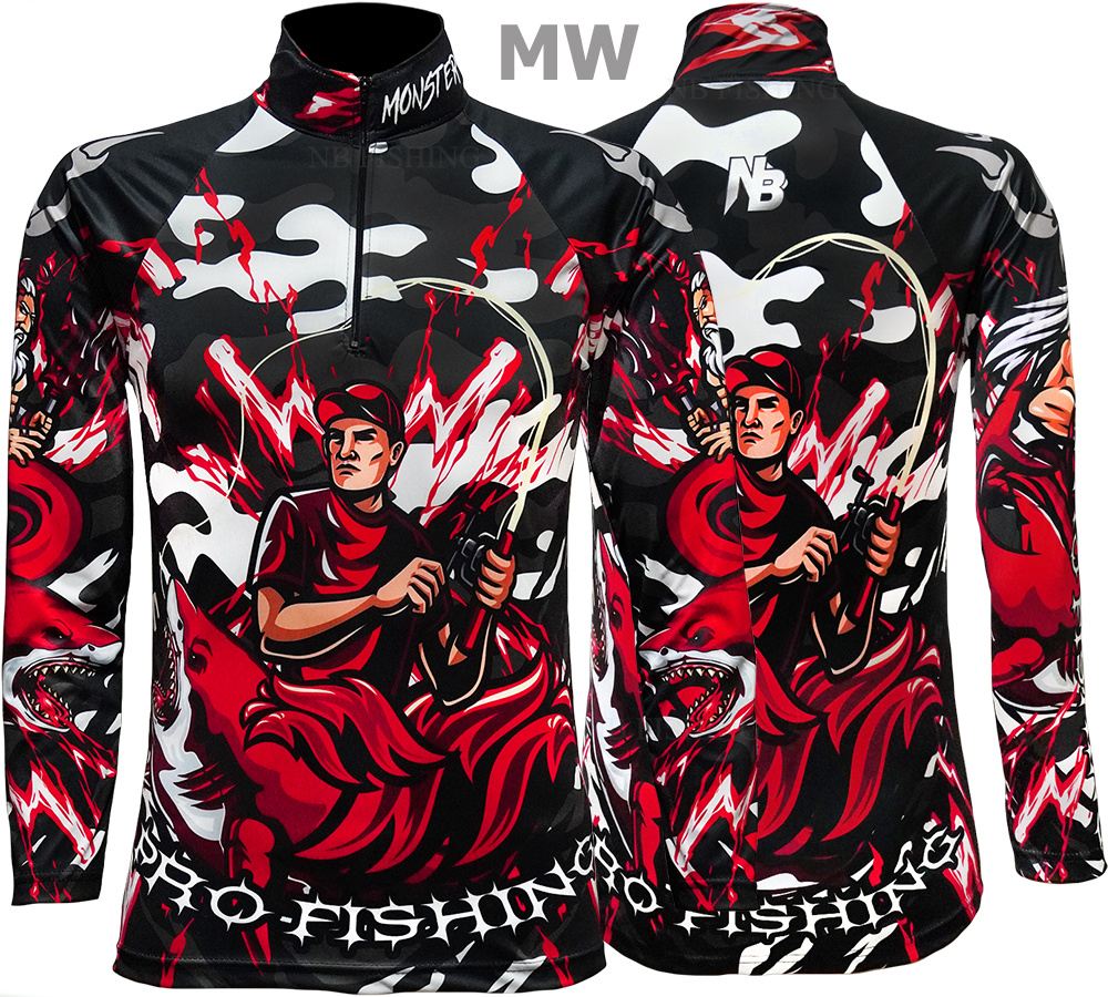 เสื้อตกปลา ป้องกันแสง UV - ไซส์ XL (เปลี่ยนขนาดโซส์ได้)