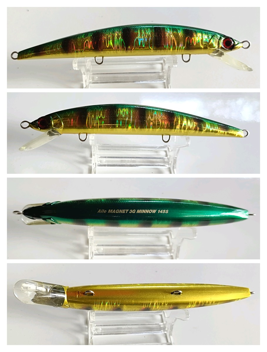 3.) Alie magnet 3g minnow 145s (30g.)