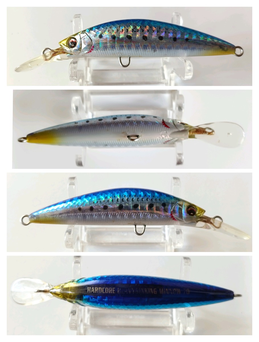 26.) hardcore heavy sinking minnow 70 (14g.)