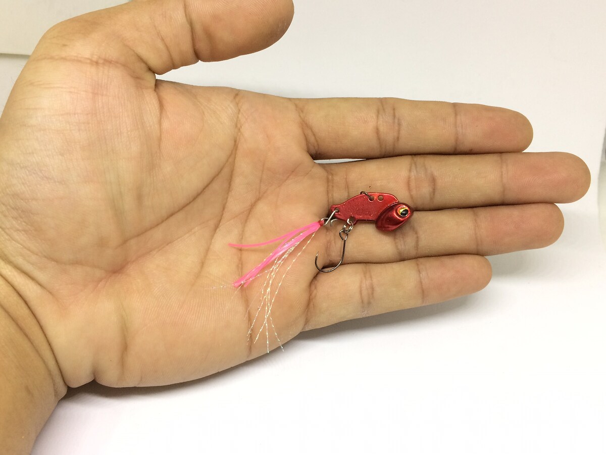 กระดี่เหล็กจิ๋ว Vib 2.6 Cm หนัก 6 กรัม งานกระพงวังเด็ดๆ