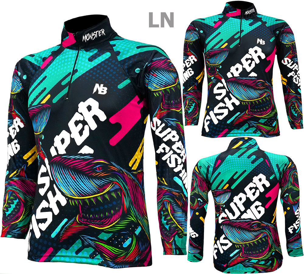 เสื้อตกปลา ป้องกันแสง UV - ไซส์ XL (เปลี่ยนขนาดโซส์ได้)