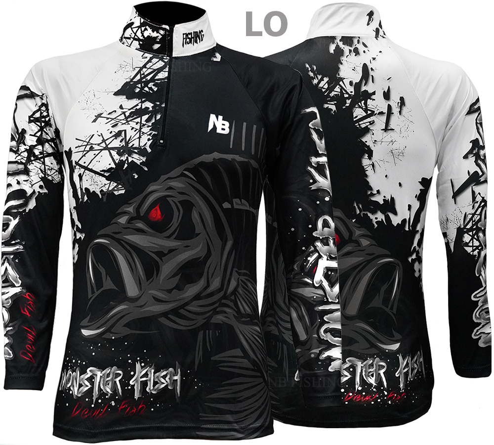 เสื้อตกปลา ป้องกันแสง UV - ไซส์ XL (เปลี่ยนขนาดโซส์ได้)