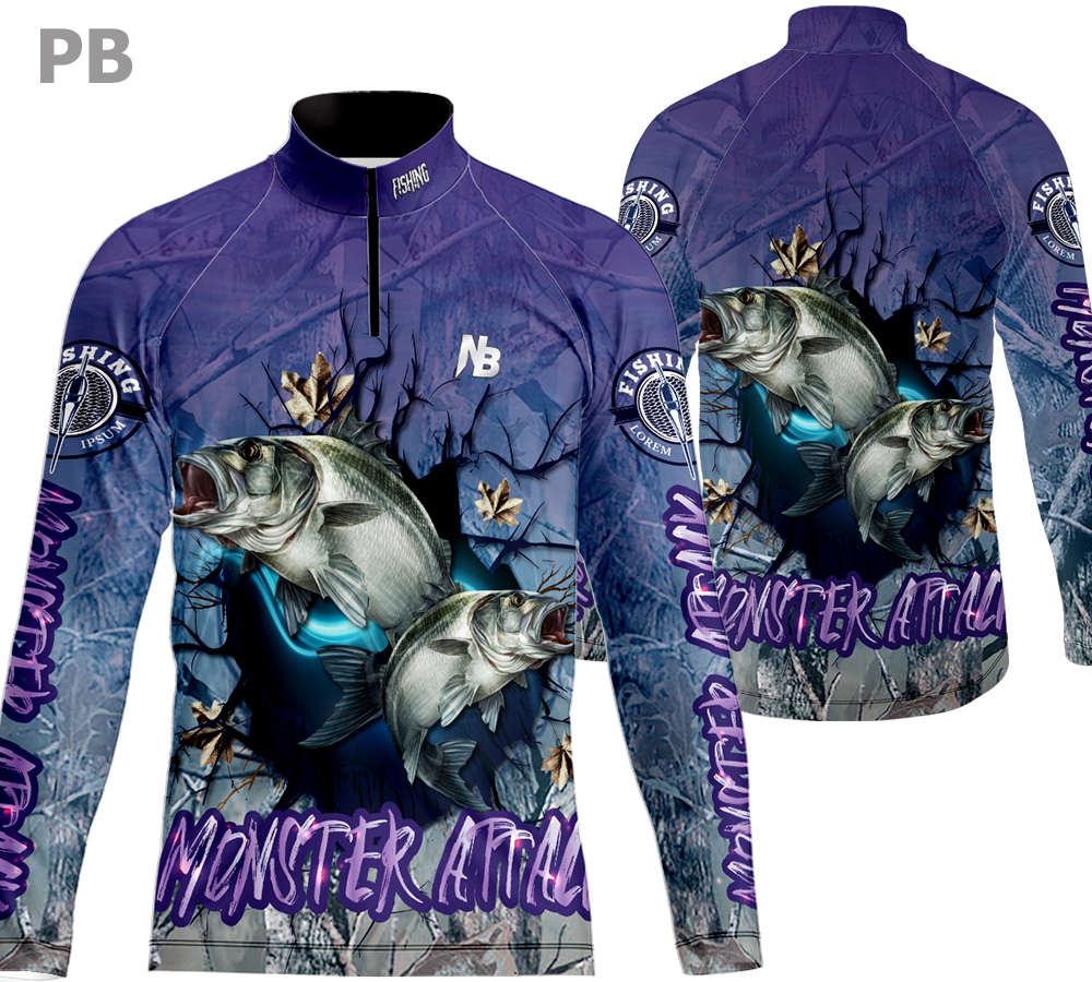 เสื้อตกปลา ป้องกันแสง UV - ไซส์ L (เปลี่ยนขนาดโซส์ได้)