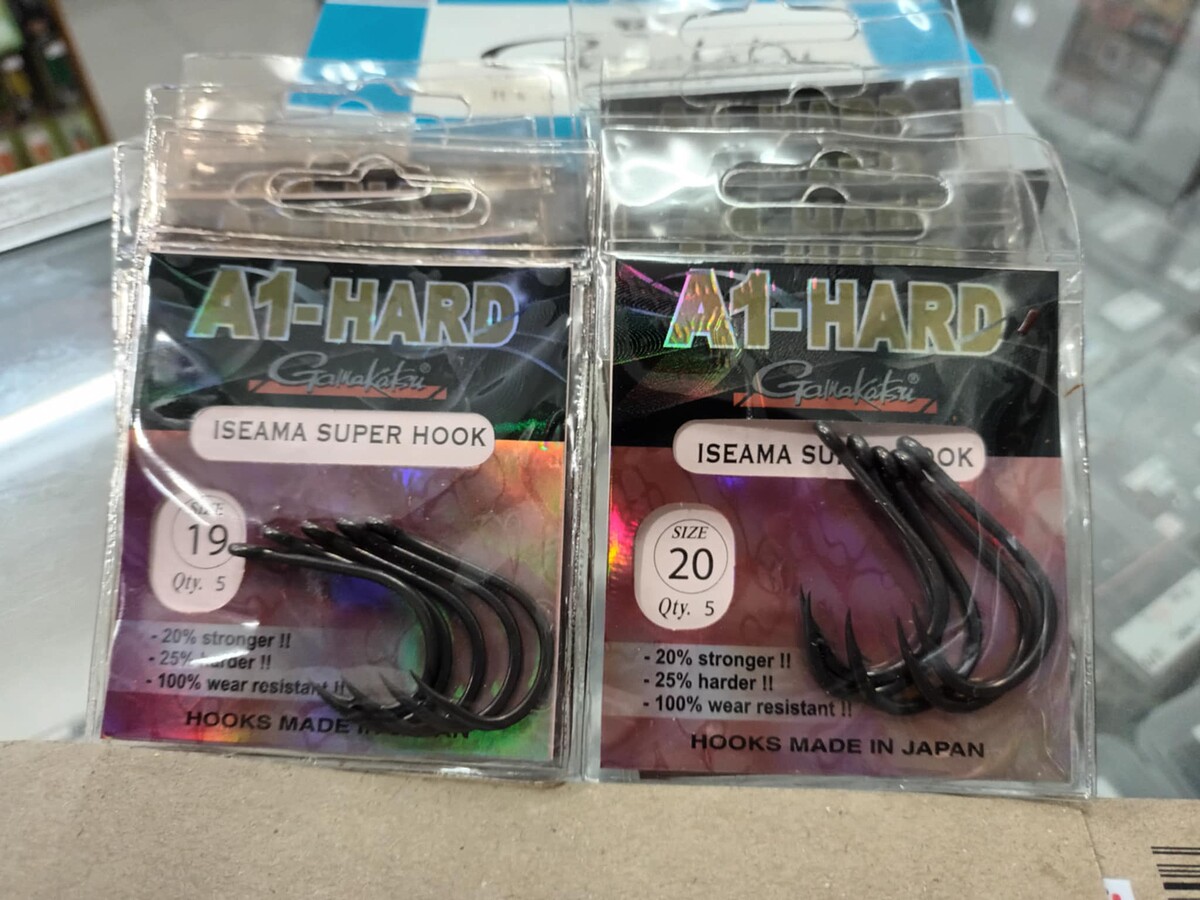 เบ็ดกามาฯ A1-HARD เบอร์ 19 + 20 ( 10 ซอง ) 