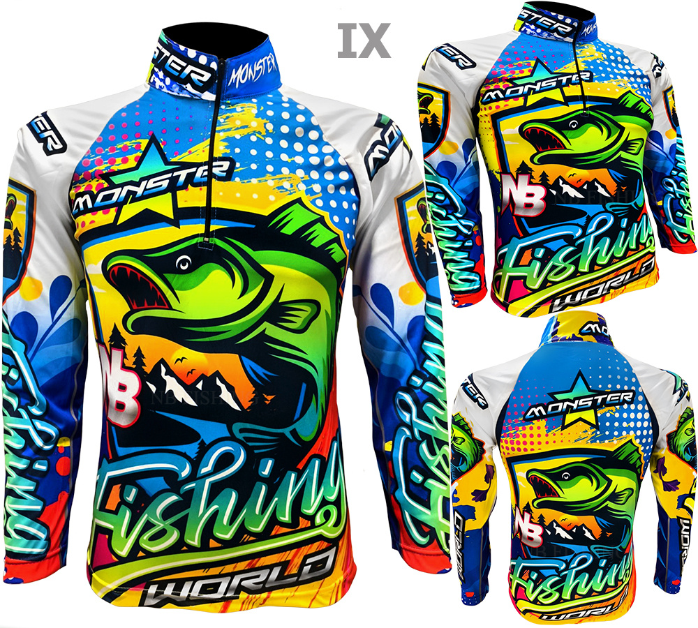 เสื้อตกปลา ป้องกันแสง UV - ไซส์ XL (เปลี่ยนขนาดโซส์ได้)