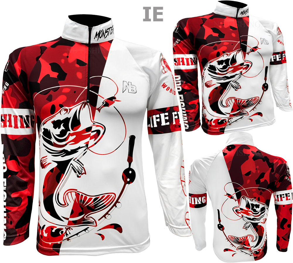 เสื้อตกปลา ป้องกันแสง UV ไซส์ XL (เปลี่ยนขนาดโซส์ได้)