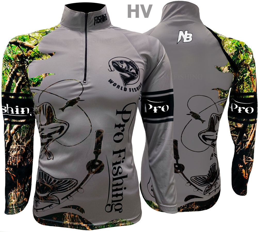 เสื้อตกปลา ป้องกันแสง UV ไซส์ XL (เปลี่ยนขนาดโซส์ได้)