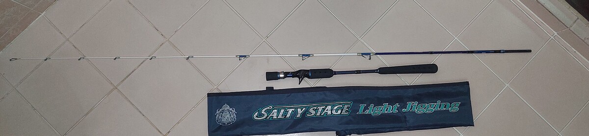   Dum fishing   ROD  # 3 ** ABU  SALTY STAGE  LIGHT JIGGING  SLC  632A120 **