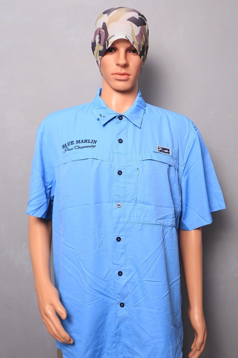 เสื้อแขนสั้นผ้าแห้งไว Men's PELAGIC High Performance Offshore Gear 100% Nylon 
