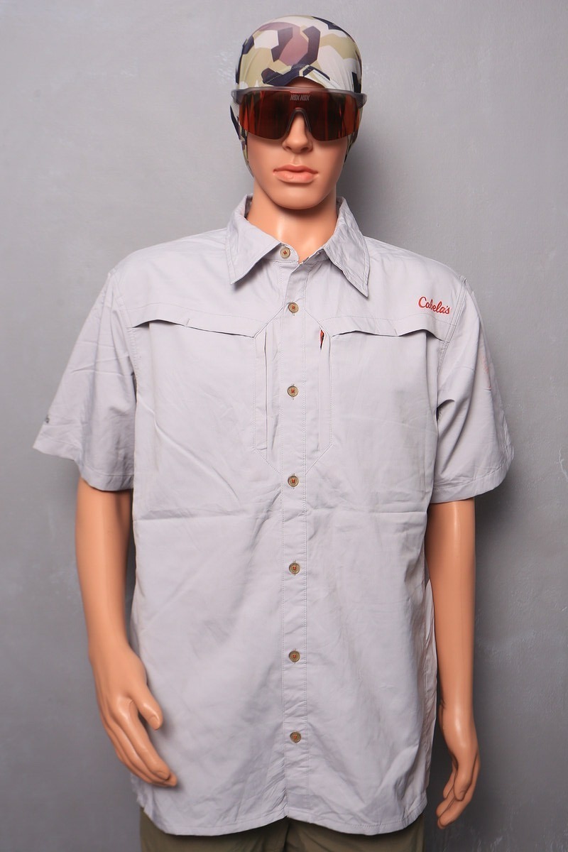 เสื้อแขนสั้นผ้าแห้งไว Men's CABELA'S XPG 100% Polyester Size L/G