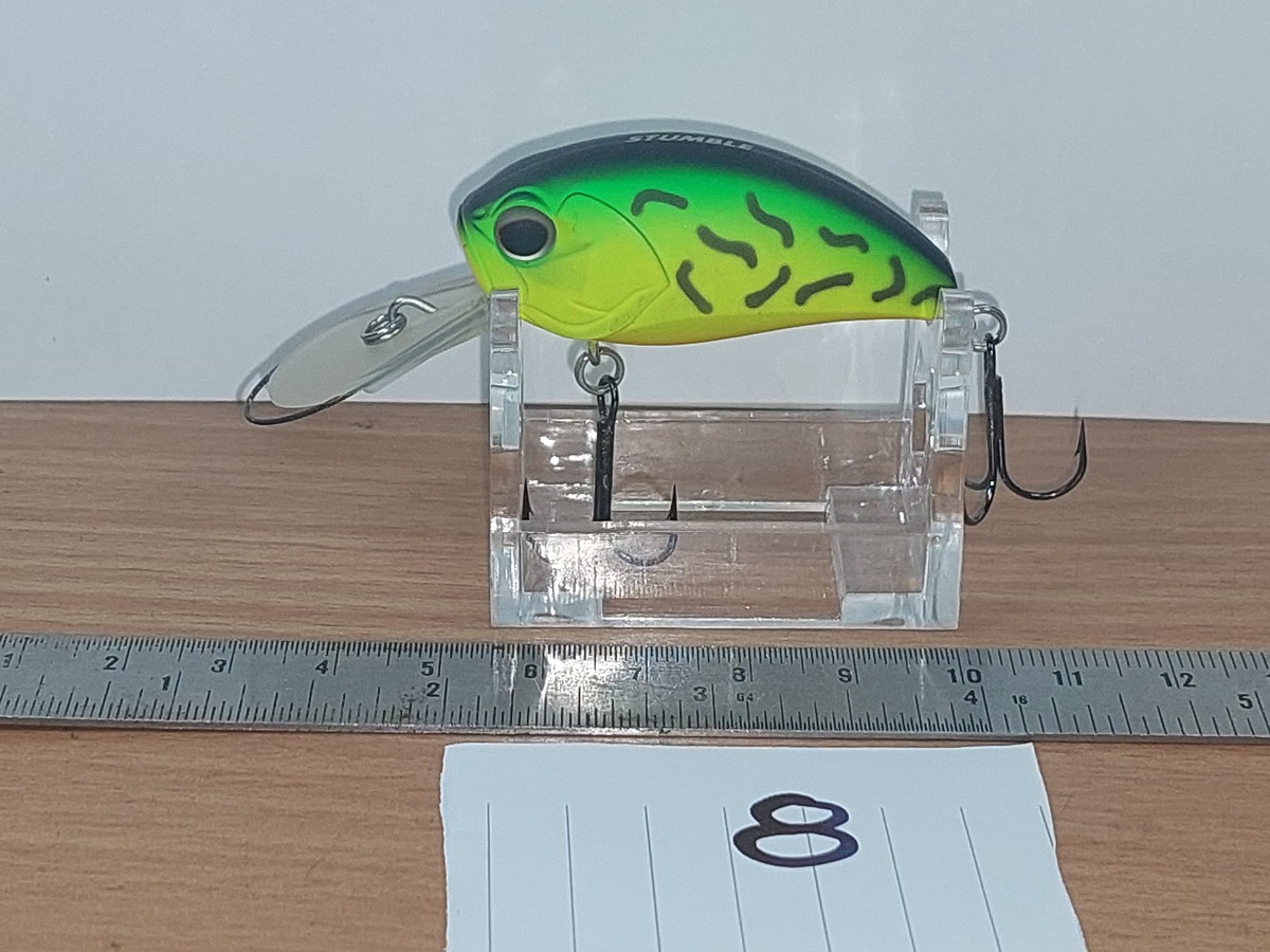   Dum fishing       ***  LURE # 8  EVERGREEN  COMBAT CRANK STUMBLE   ***