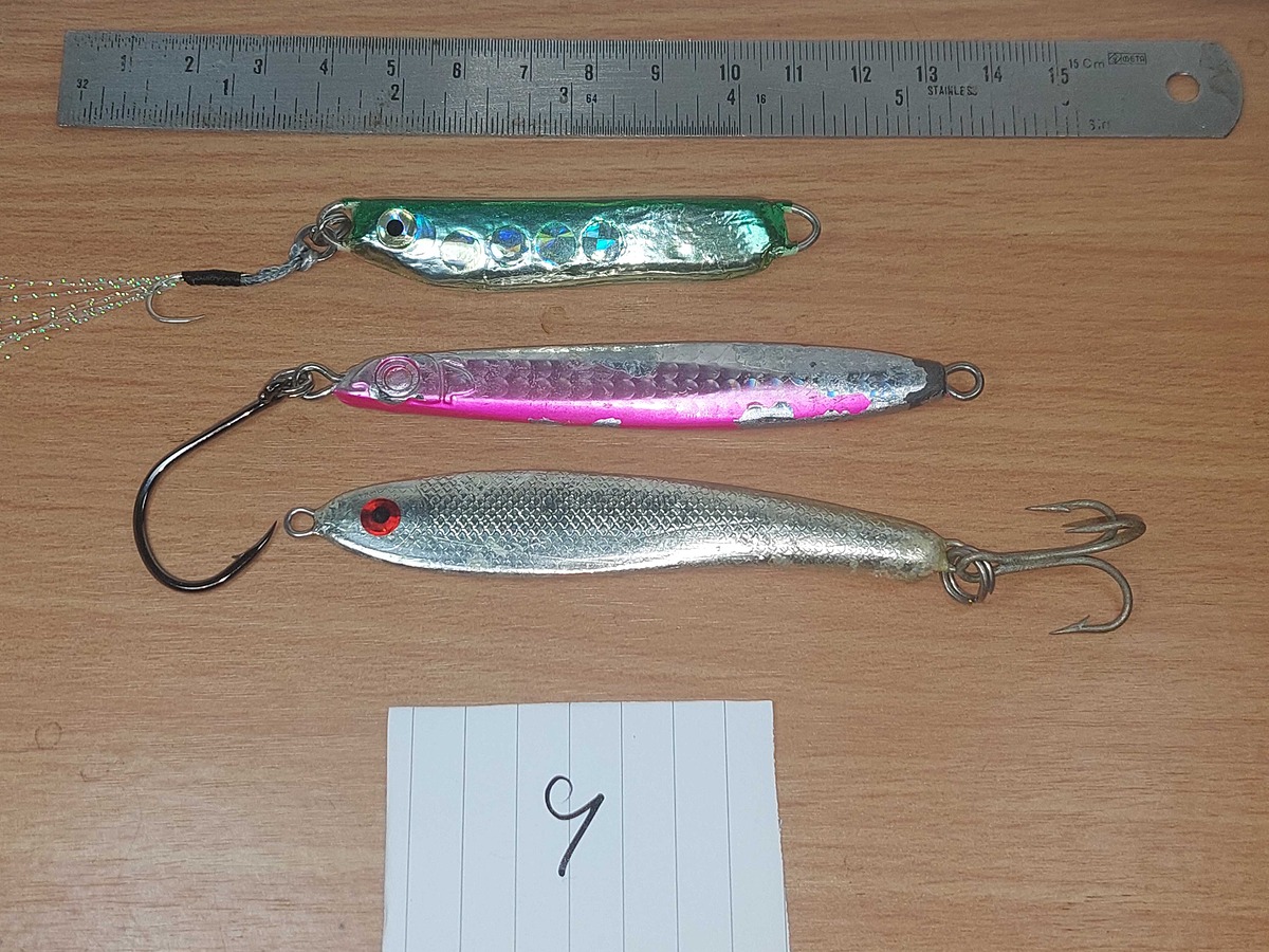   Dum fishing       *******     JIG  # 9  ///   ชุด  3 ตัว     ********