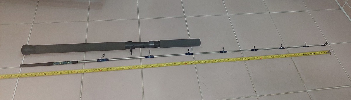   Dum fishing   ROD  # 2  ** SAURUS  SALT WATER SPORTMAN PE 58 **