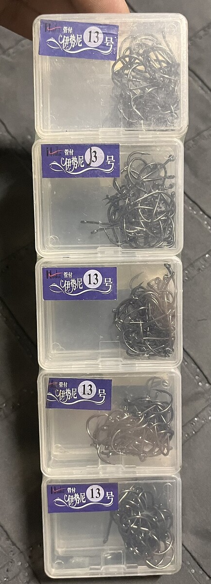 ตัวเบ็ด เบอร์ 13 ของใหม่ 10กล่อง