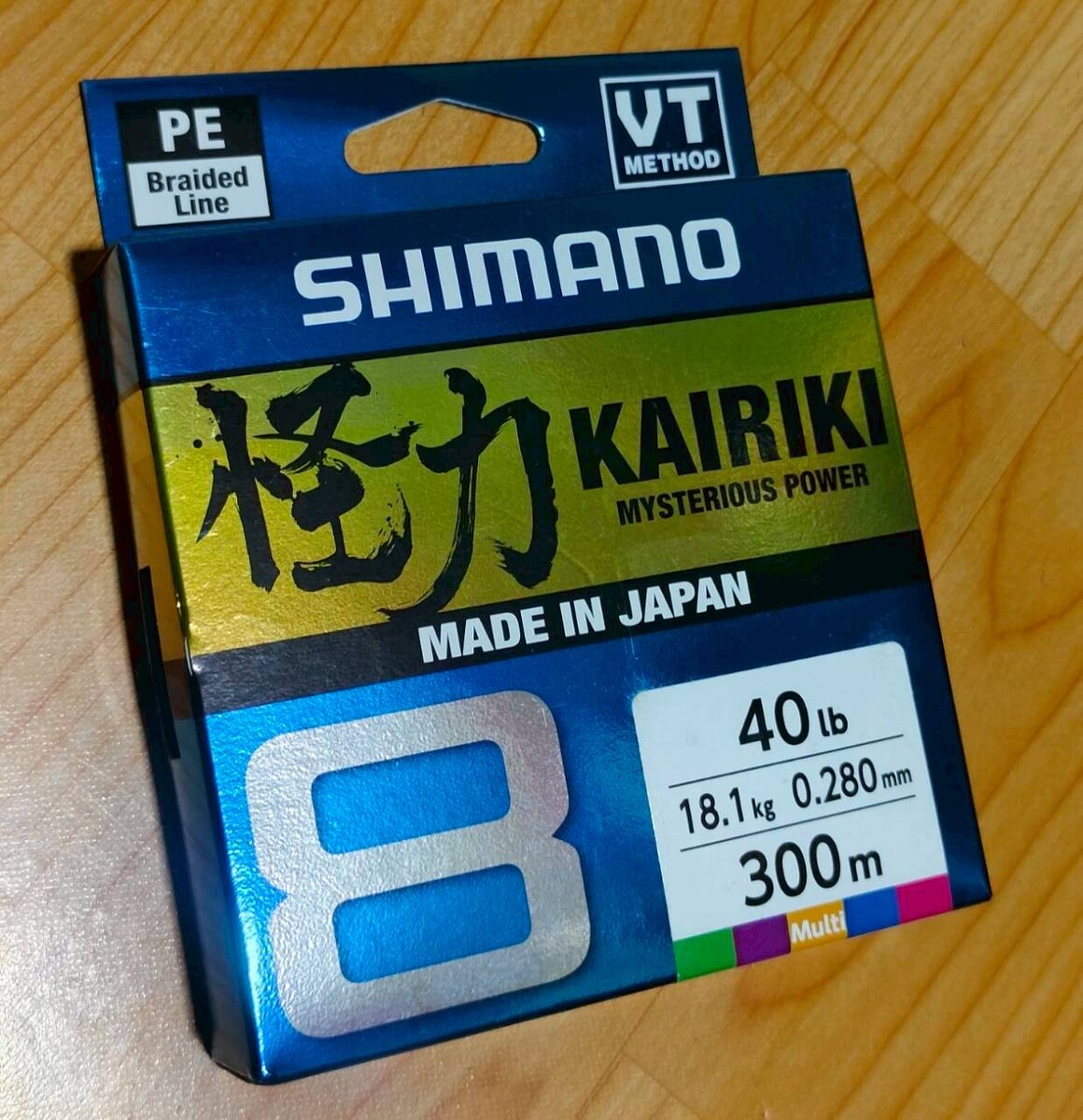 PE Shimano Kairiki 8X Made in Japan  300m Muti