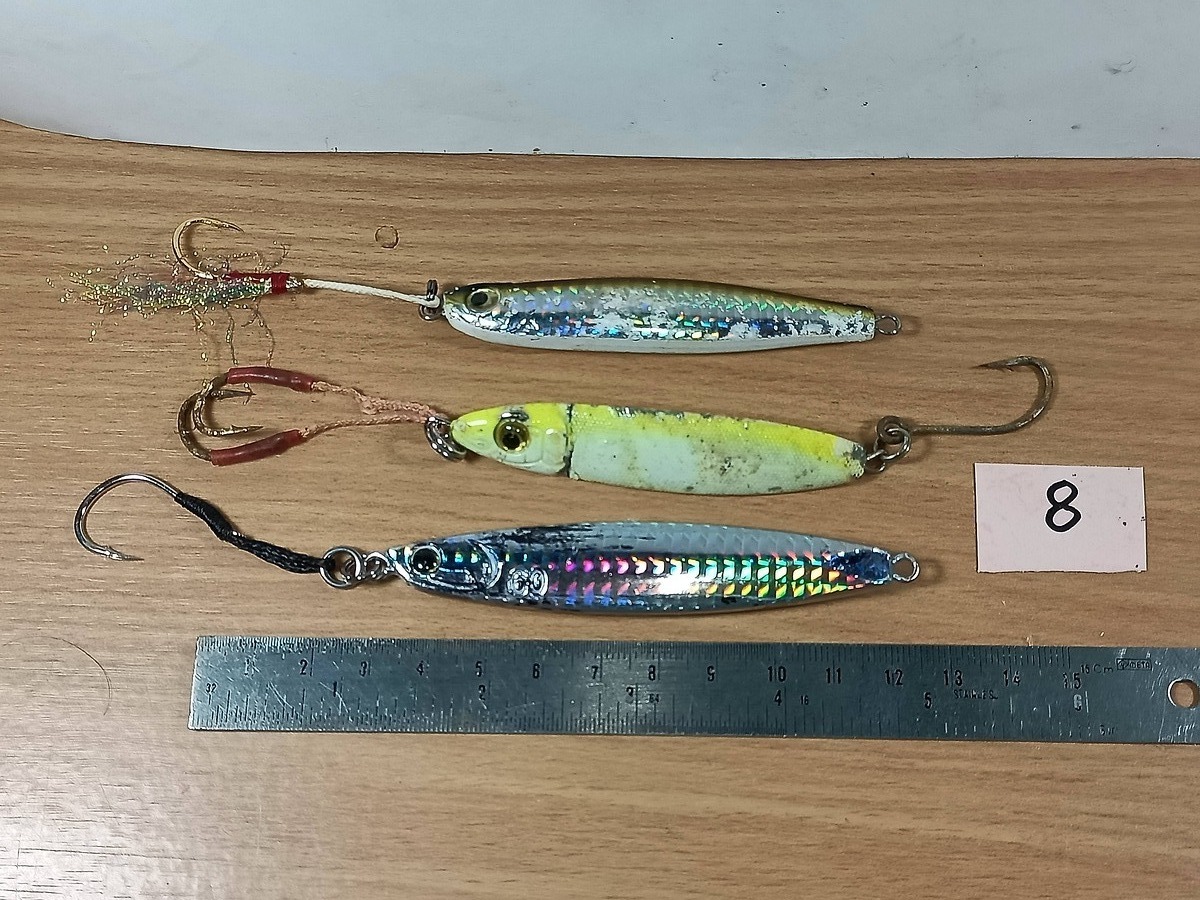   Dum fishing       *******     LURE #    8     ชุด 3 ตัว   ********