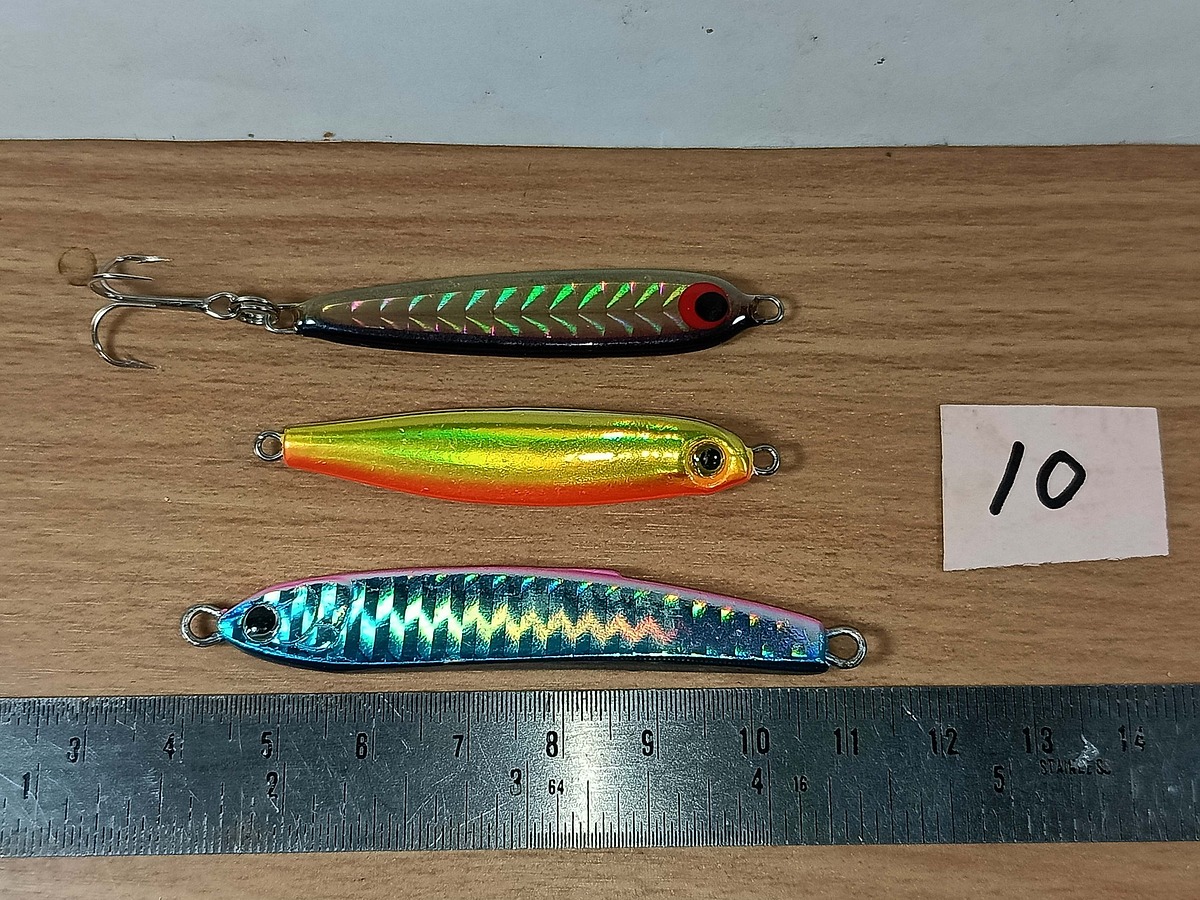   Dum fishing       *******     LURE #    10       ชุด 3 ตัว ********