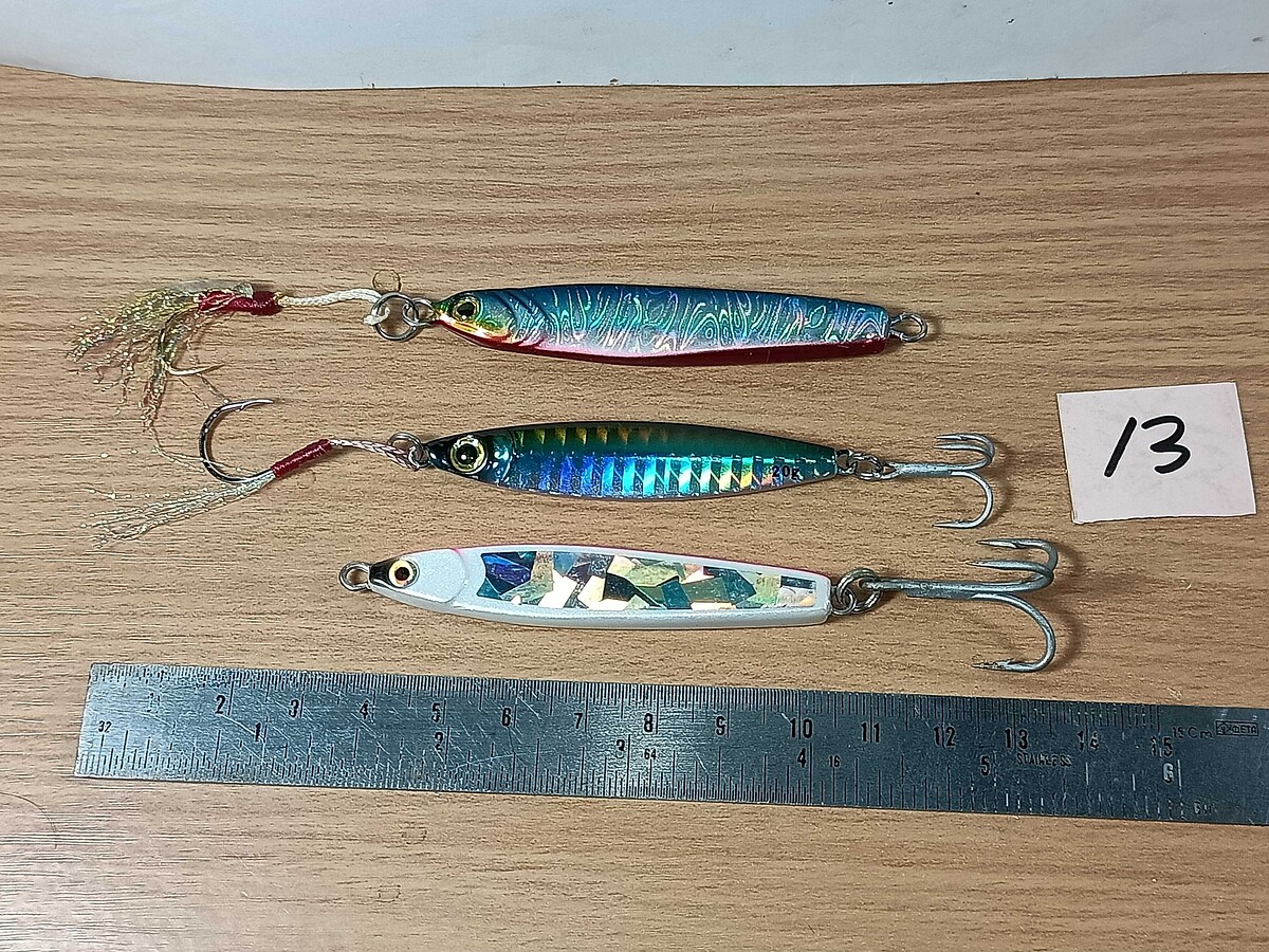   Dum fishing       *******     LURE #    13        ชุด 3 ตัว      ********