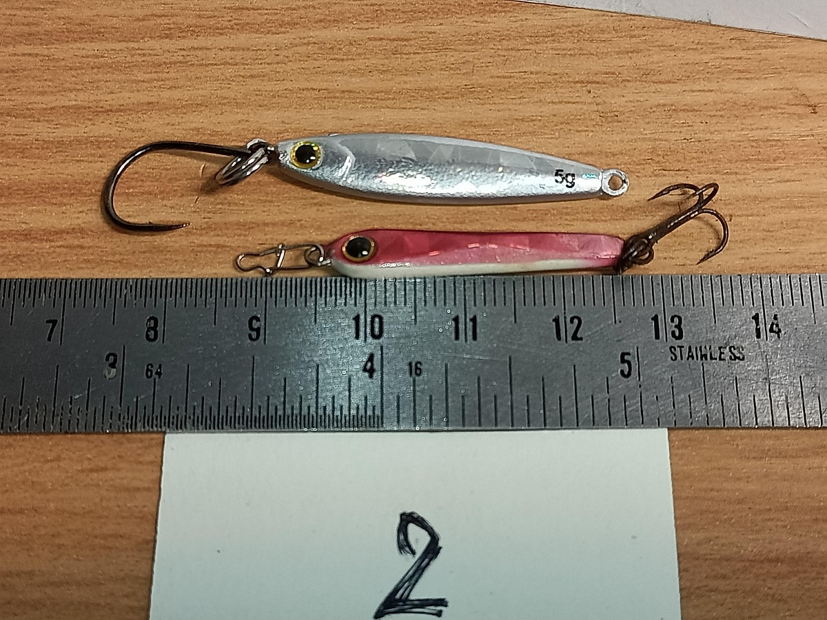       Dum fishing **** LURE # 2   LIGHT JIG ชุด 2 ตัว **** - 