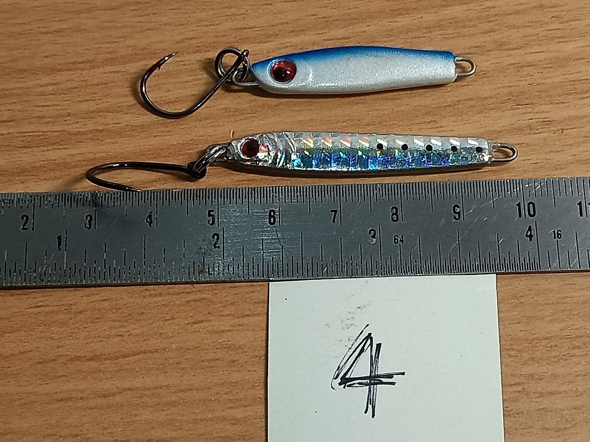       Dum fishing **** LURE # 4   LIGHT JIG ชุด 2 ตัว **** - 