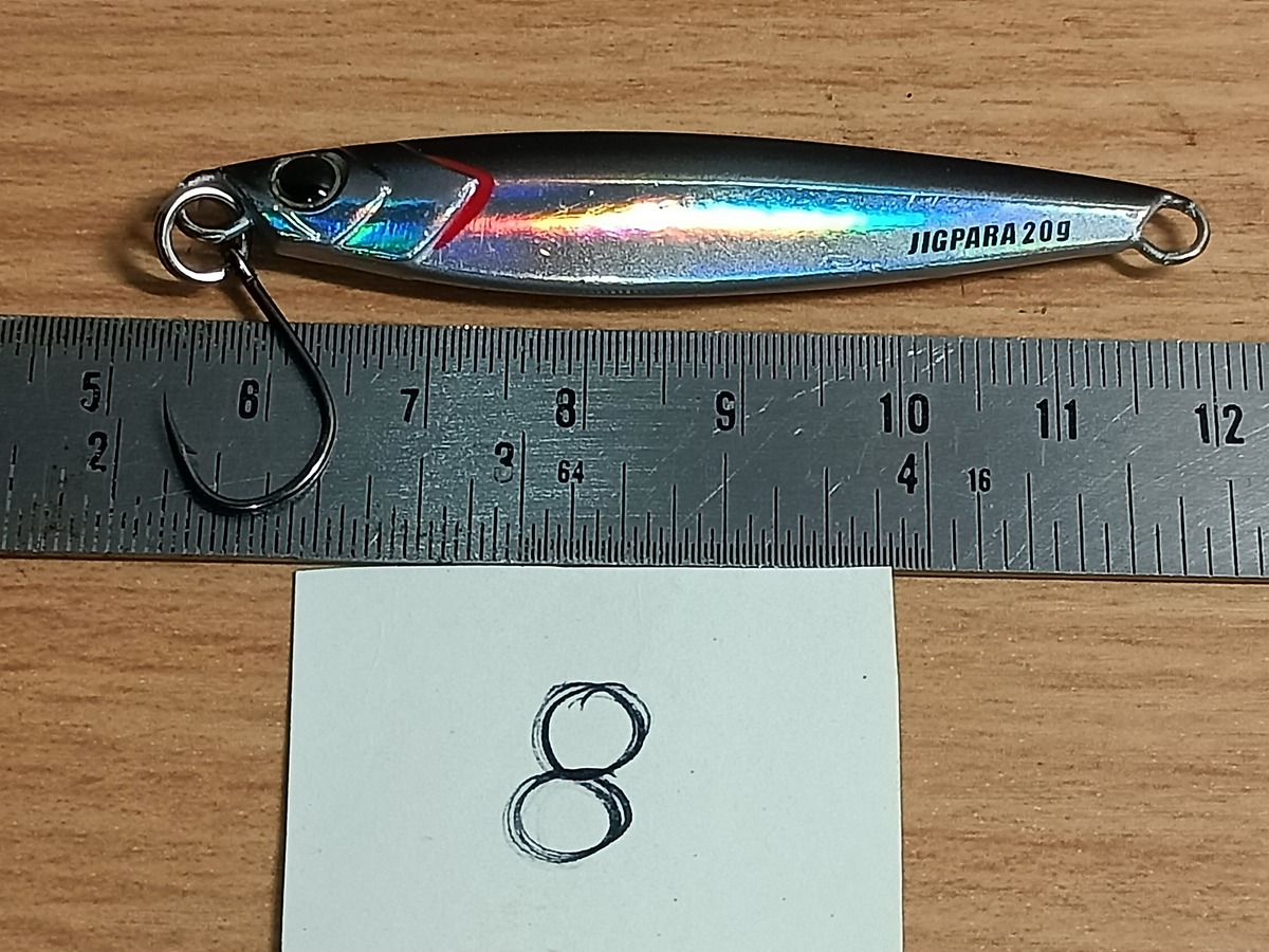   Dum fishing       *******     LURE #    8   JIGPARA      ********