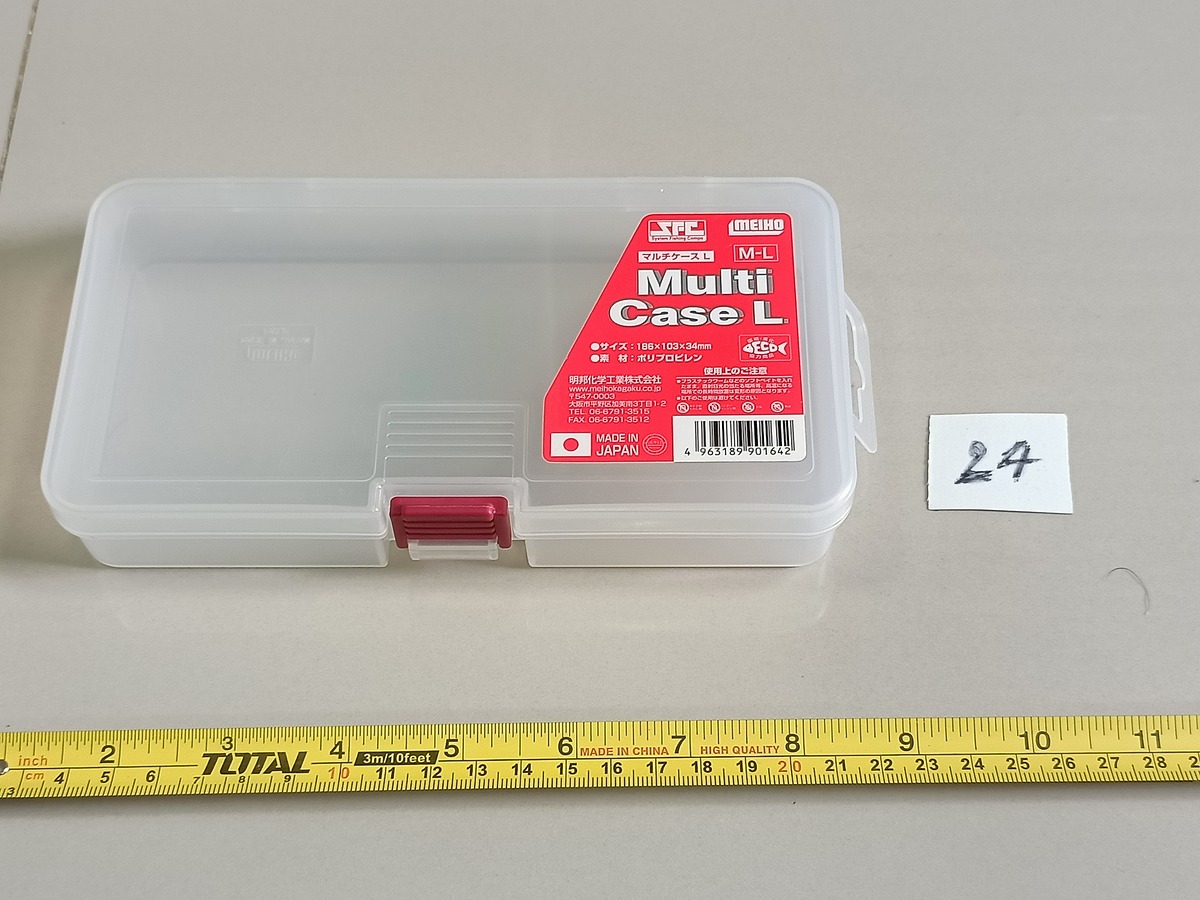      Dum fishing    ****    BOX  #  24    MEIHO   MULTI CASE L  ****