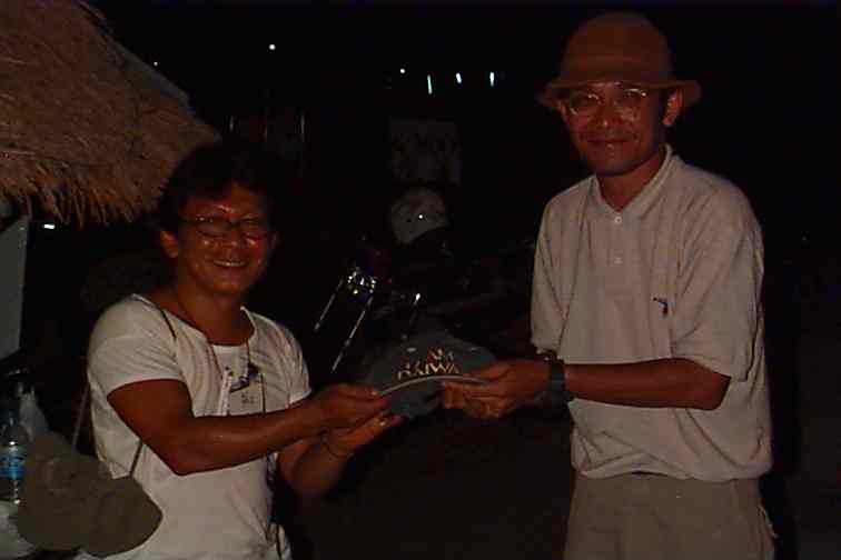 น้าโจ ได้รับรางวัล หมวก TEAM DAIWA โดยการต