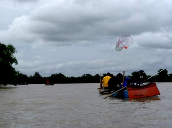 สำหรับทริพนี้พวกเราลงเรือไต๋บุญเยี่ยมครับ ทันทีที่ไต๋เยี่ยมขับเรือมาถึงหมาย พวกเราก็เจอเรือจอดอยู่แล