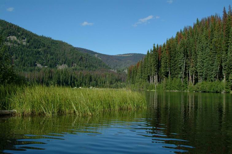 Fly fishing at Manning Park, Bristish Columbia Canada
