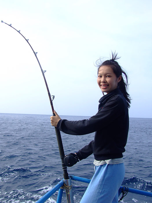 คนที่สวยที่สุดในเรือ...............มีคนเดียว :laughing: :laughing: