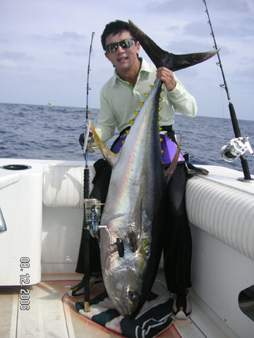 และแล้วก็ได้ yellowfin ตัวนี้เป็นรางวัลค