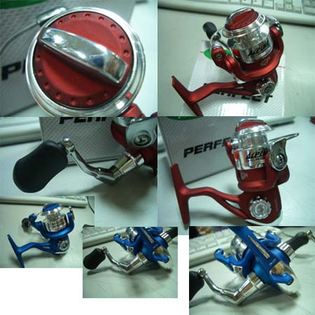 ALPINE PERFECT มี 2 สี // สีแดง - สีฟ้า  --- ลูกปืน one way  5+1  -- 4 lb - 143 yds : ขนาดsize เท่าก